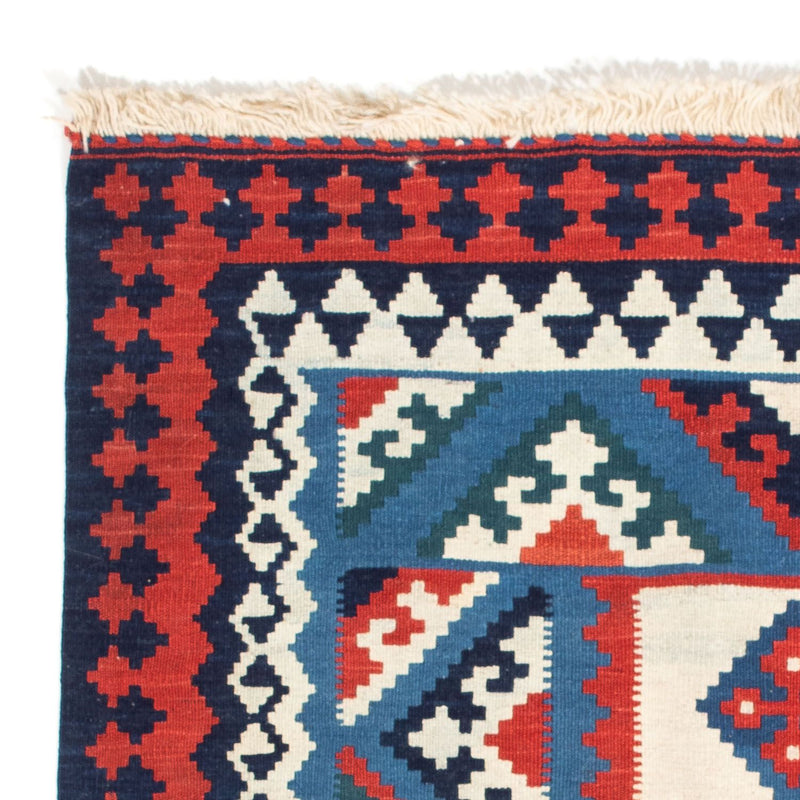 Kelim Teppich - Oriental 104 x 103 cm - dunkelblau