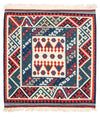 Kilim de Fars Tapis 102x117cm - bleu foncé - Carré / Bleu foncé / 102 x 117 cm Carré