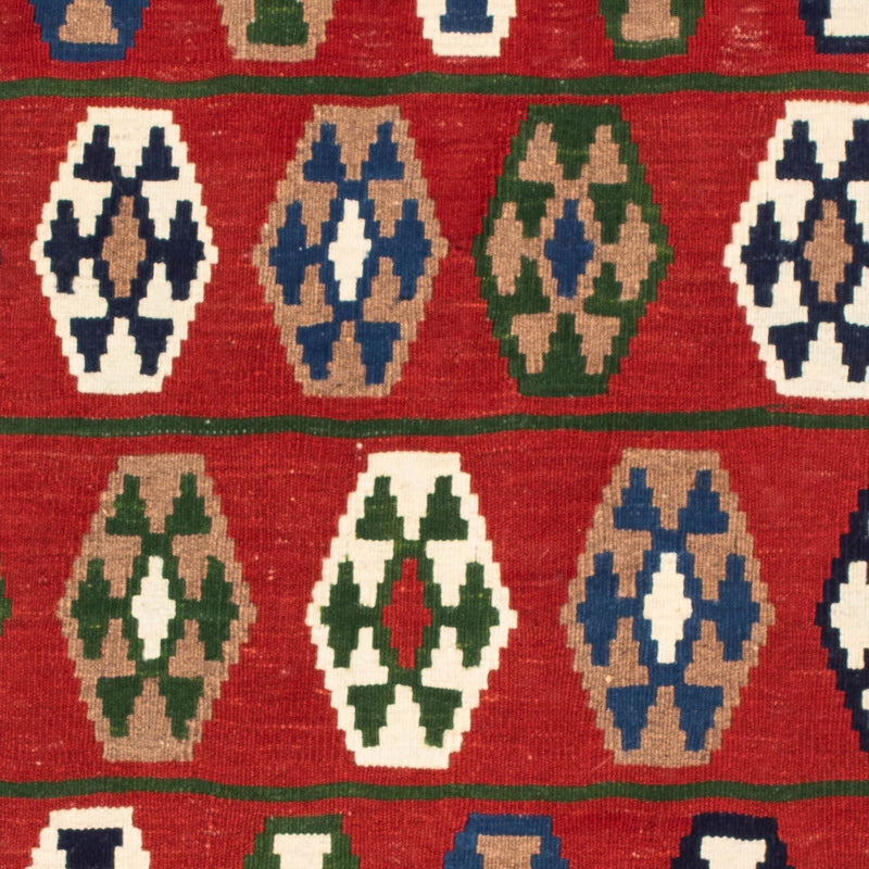 Kelim Teppich - Oriental 100 x 98 cm - dunkelrot