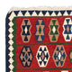 Kelim Teppich - Oriental 100 x 98 cm - dunkelrot