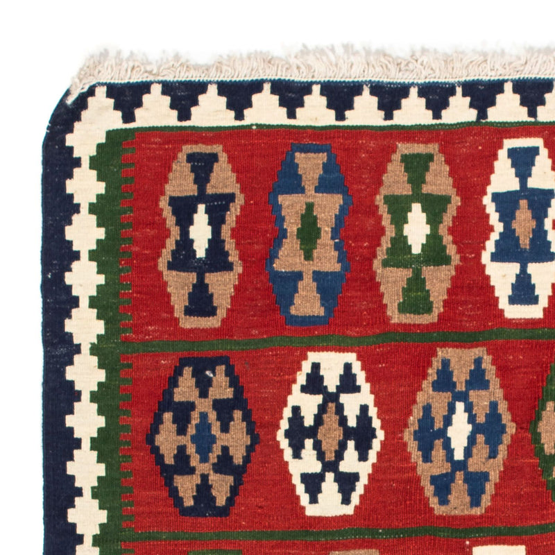 Kelim Teppich - Oriental 100 x 98 cm - dunkelrot