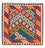 Kelim Teppich - Oriental 104 x 100 cm - dunkelblau