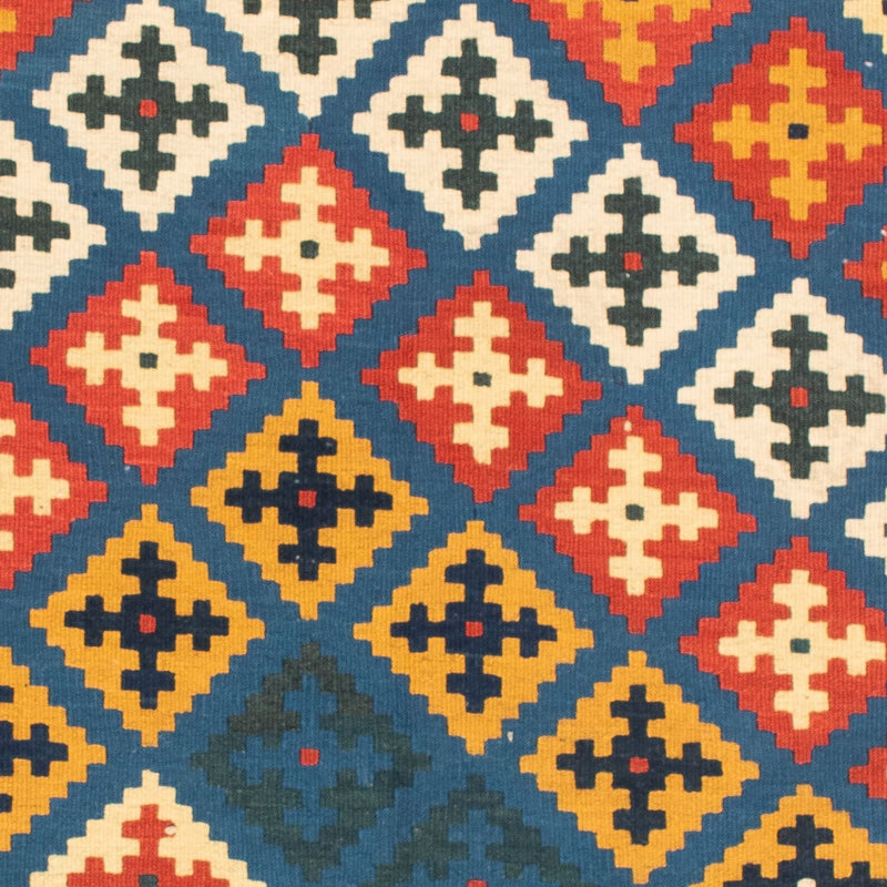 Kelim Teppich - Oriental 104 x 100 cm - dunkelblau