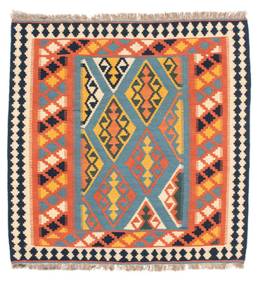 Kelim Teppich - Oriental 102 x 101 cm - orange
