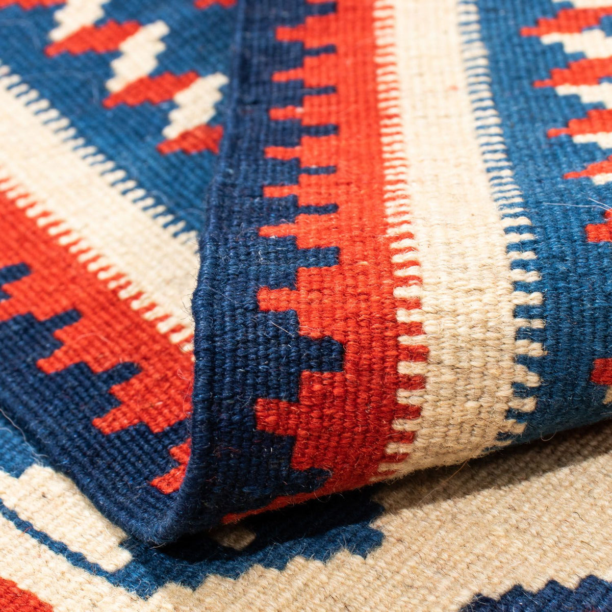 Kelim Teppich - Oriental 103 x 103 cm - beige