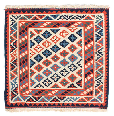 Kelim Teppich - Oriental 104 x 110 cm - rost