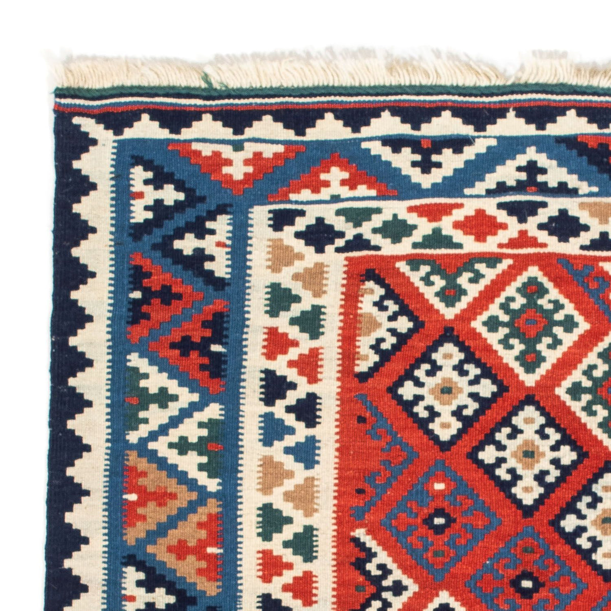 Kelim Teppich - Oriental 103 x 100 cm - mehrfarbig