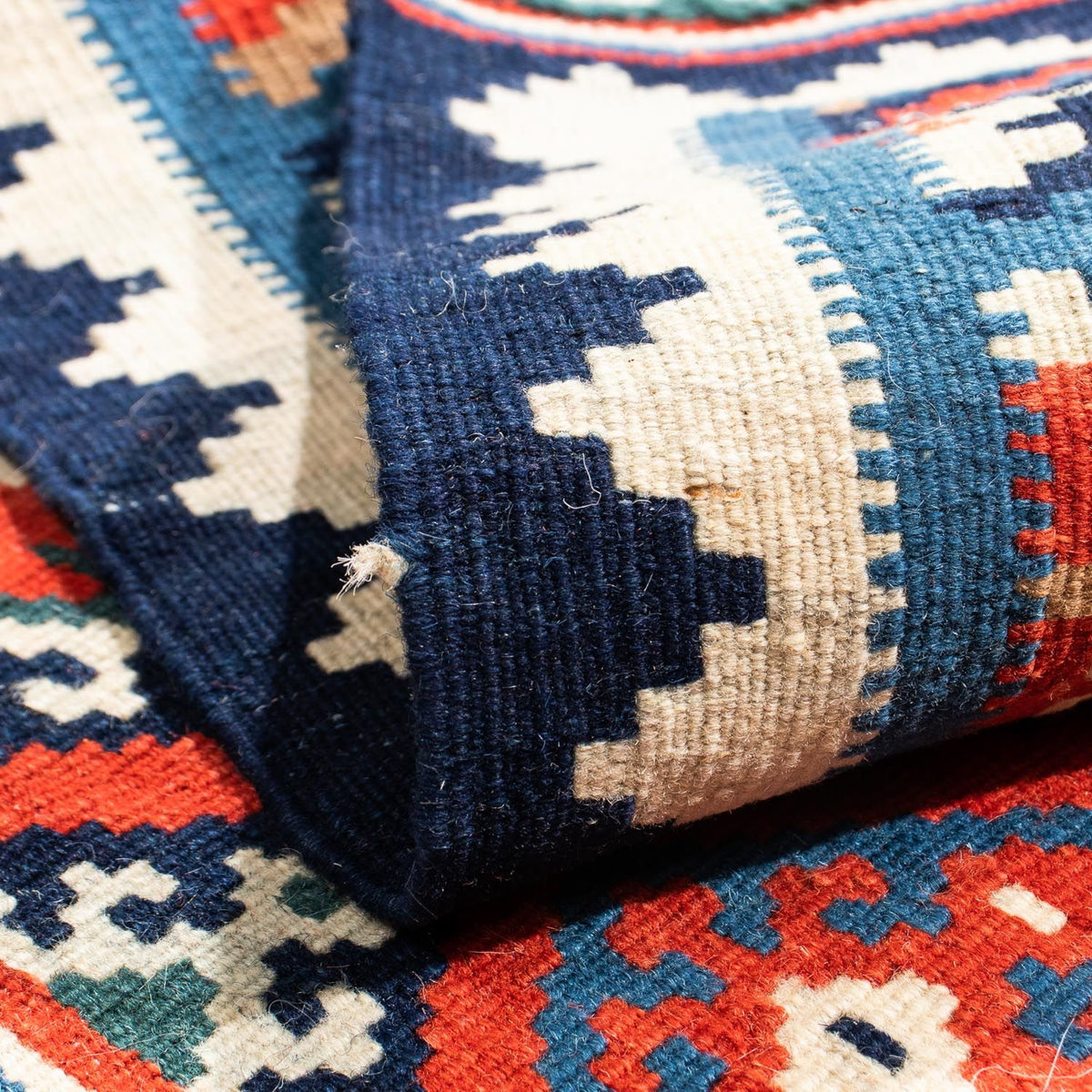 Kelim Teppich - Oriental 103 x 100 cm - mehrfarbig