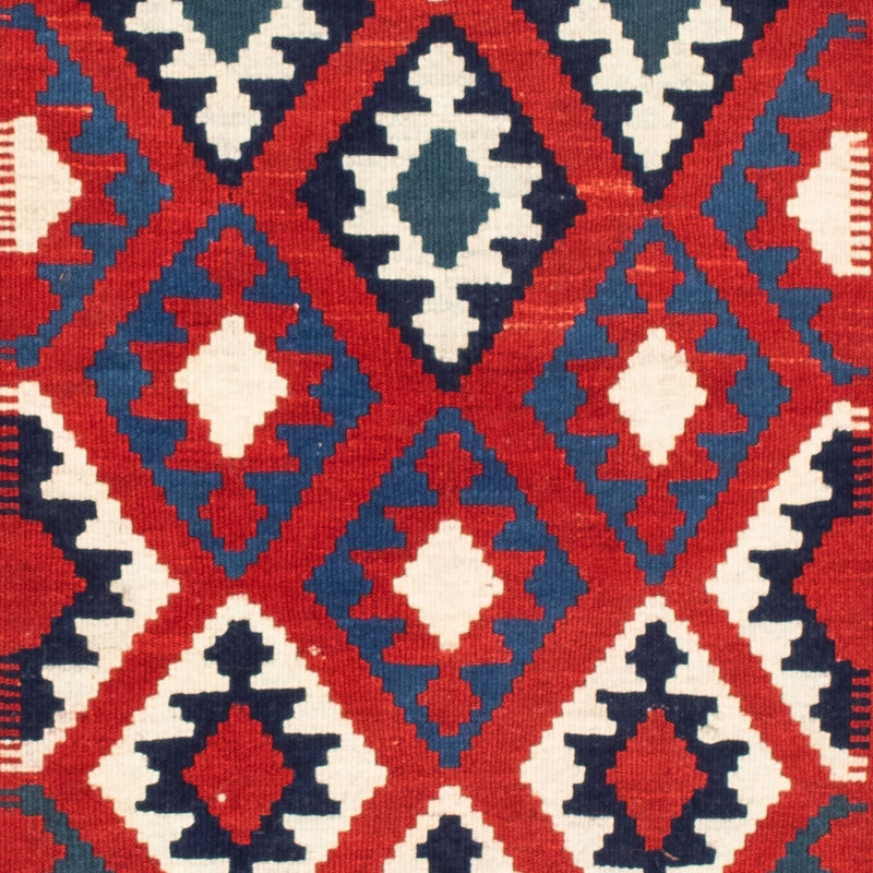 Kelim Teppich - Oriental 104 x 103 cm - dunkelblau