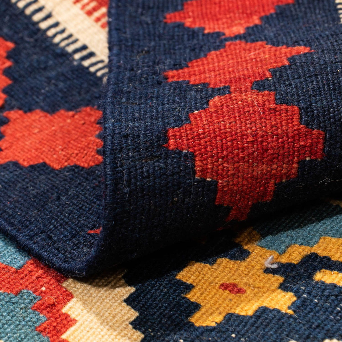 Kelim Teppich - Oriental 110 x 109 cm - rot