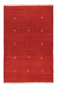 Tapis Gabbeh - Persan - 187 x 121 cm - rouge