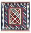 Kilim de Fars Tapis 103x104cm - bleu - Carré / Bleu / 103 x 104 cm Carré