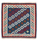 Kilim de Fars Tapis 100x100cm