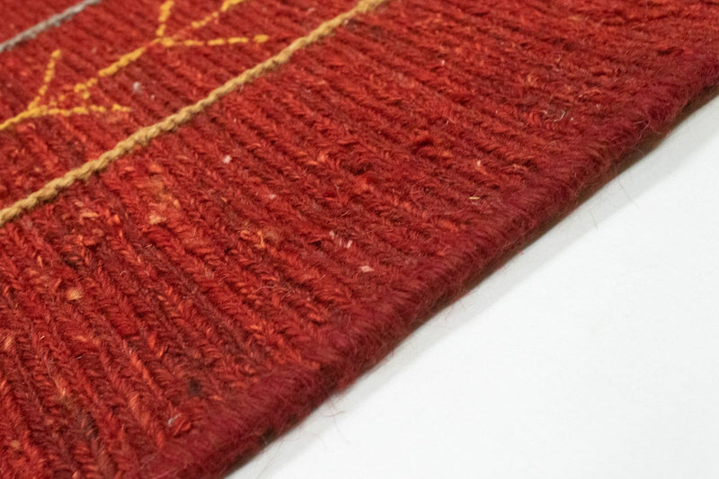 Gabbeh Teppich - Perser 167 x 111 cm - rot