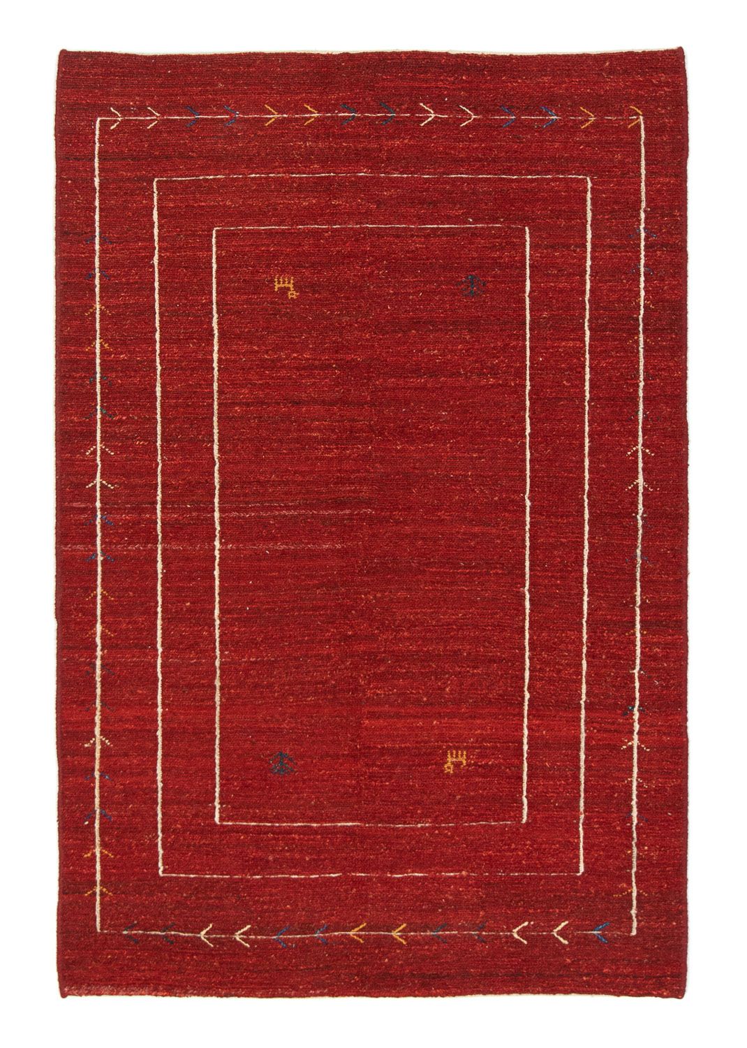Gabbeh Teppich - Perser 173 x 114 cm - rot