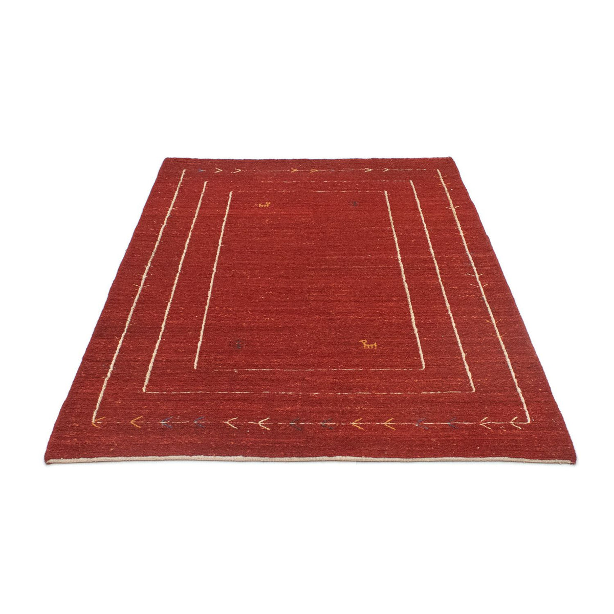 Gabbeh Teppich - Perser 173 x 114 cm - rot