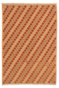 Tapis Kelim - Oriental - 214 x 158 cm - marron clair