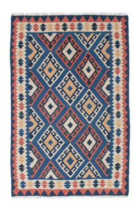 Tappeto Kelim - Orientale - 172 x 115 cm - blu