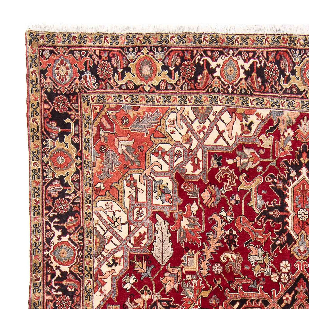 Tapis de Heriz Tapis 265x334cm - Tapis persan - rouge foncé