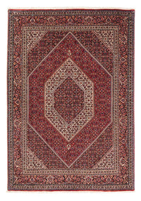 Tapis persan - Bidjar - 237 x 173 cm - rouge foncé