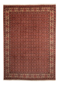 Tapis persan - Bidjar - 357 x 248 cm - rouge foncé