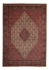 Tapis persan - Bidjar - 343 x 252 cm - rouge foncé