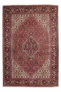 Tapis persan - Bidjar - 208 x 139 cm - rouge