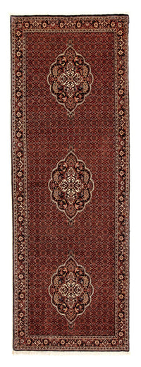 Tappeto corsia Tappeto Persero - Bidjar - 297 x 102 cm - rosso scuro