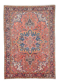 Tapis persan - Nomadic - 326 x 234 cm - rouge clair