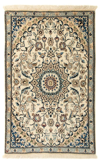 Tapis persan - Nain - Royal - 136 x 85 cm - beige