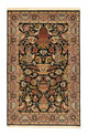 Perserteppich - Ghom 156 x 102 cm - schwarz