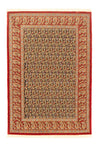 Qom Tappeto 106x156cm - Tappeto persiano - blu scuro - Rettangolo / Blu scuro / 106 x 156 cm Rettangolo