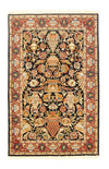 Ghom Teppich 99x152cm - Perserteppich - dunkelblau - Rechteckig / Dunkelblau / 99 x 152 cm Rechteckig