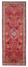 Meymeh Teppich 118x325cm - Perserteppich - Läufer / Rot / 118 x 325 cm Läufer