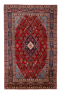 Tapis persan - Nomadic - 357 x 240 cm - rouge foncé