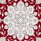 Perserteppich - Nain 245 x 245 cm Teppich Rund