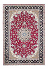Tapis de Tabriz - 50 rangs Tapis 202x303cm - Tapis persan - rouge foncé - Rectangle / Rouge foncé / 202 x 303 cm Rectangle