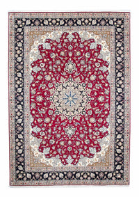 Tappeto Persero - Tabriz - Reale - 303 x 202 cm - rosso scuro