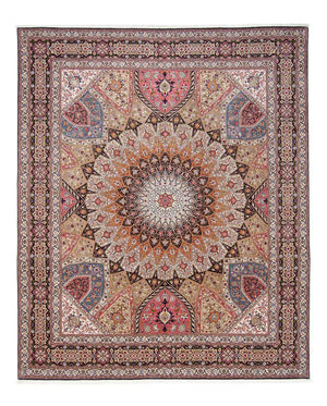 Perserteppich - Täbriz - Royal 302 x 254 cm Wohnzimmer Teppich