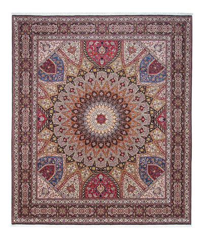 Täbriz - 50 Raj Teppich 254x304cm - Perserteppich