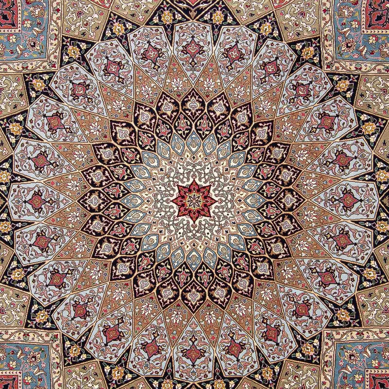Perserteppich - Täbriz - Royal 297 x 253 cm Teppich Wohnzimmer