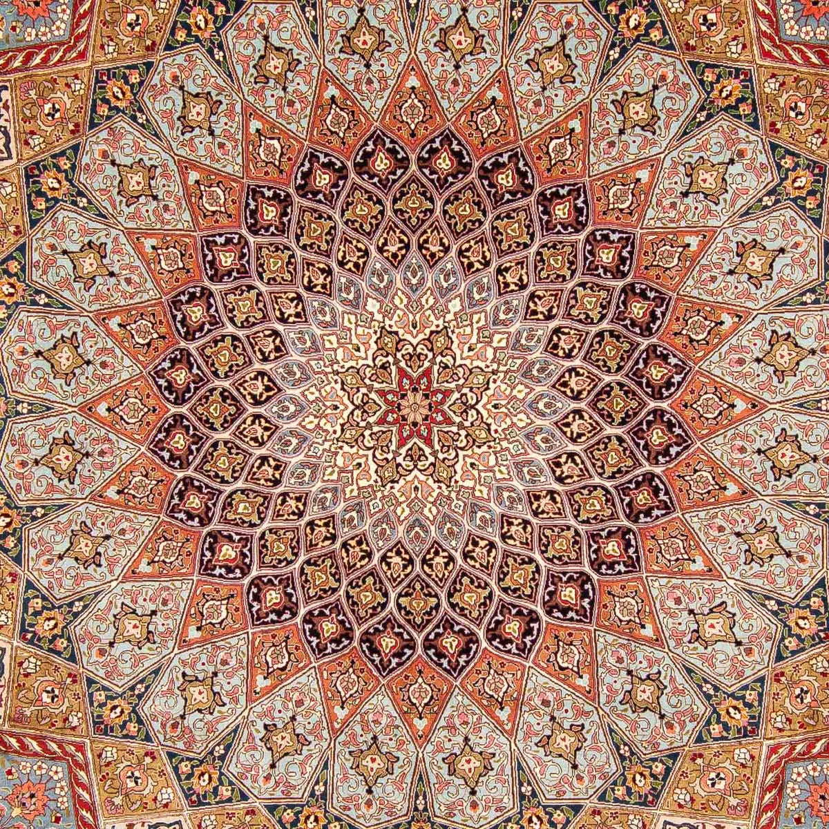 Perserteppich - Täbriz - Royal 402 x 300 cm Wohnzimmer Teppich