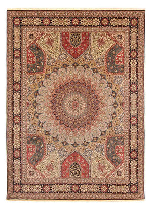 Perserteppich - Täbriz - Royal 398 x 298 cm Teppich Wohnzimmer