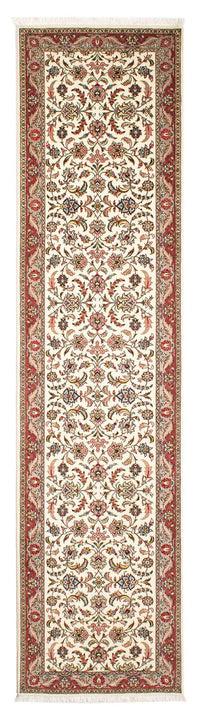 Tapis de couloir Tapis persan - Tabriz - Royal - 297 x 73 cm - beige