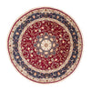 Tabriz - 50 Raj Tappeto 250x250cm - Tappeto persiano - rosso scuro - Rotondo / Rosso scuro / 250 x 250 cm Rotondo