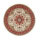Tabriz - 50 Raj Tappeto 148x148cm - Tappeto persiano - beige