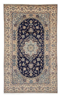 Tapis persan - Nain - Royal - 308 x 197 cm - bleu foncé