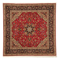 Tappeto Persero - Tabriz - Reale quadrato  - 204 x 203 cm - rosso