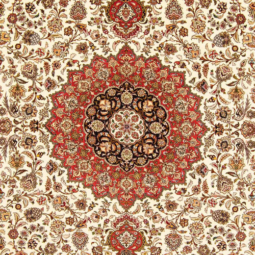 Perserteppich - Täbriz - Royal 394 x 305 cm Teppich Wohnzimmer