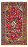 Tapis de Kashan 137x226cm - Tapis persan - rouge - Rectangle / Rouge / 137 x 226 cm Rectangle